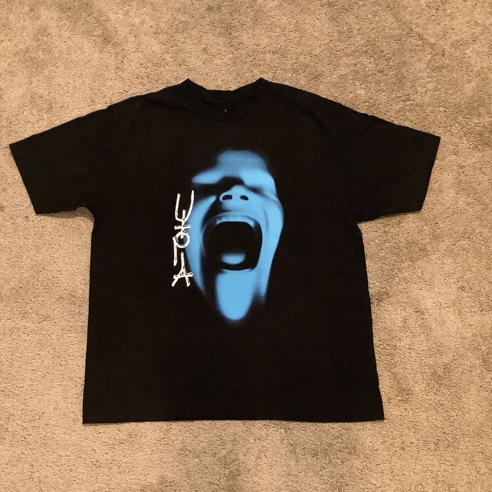 Travis Scott Utopia Tour‎ Tee Black Men's Size Large